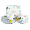 Image de Yoca Le Koala Chaussons avec Hochet Blanc/bleu