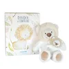 Image de Doudou et Compagnie - Collection UNICEF - Peluche Lion avec Son Bébé - Doudou 25 cm Blanc/Beige - Cadeau De Naissance pour Bébé Fille ou Garçon - Garantie Doudou Perdu - Bébé & Moi-DC3792