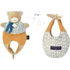 Image de DOUDOU ET COMPAGNIE - Doudou Marionnette Sac de Rangement - 30 cm - Collection Ours Amusette 3 en 1 - Marron - Idée Cadeau Naissance Filles Garçons - Peluche pour l'Éveil de l'Enfant - DC3823