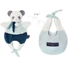 Image de DOUDOU ET COMPAGNIE - Doudou Marionnette et Petit Sac Réversible - 30 cm - Collection Panda Amusette 3 en 1-30 cm - Idée Cadeau Naissance Filles Garçons - Peluche Éveil pour l'Enfant - DC3824