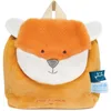 Image de Doudou et Compagnie - Sac à Dos Renard - UNICEF - 20 x 20 x 10 Cm - Fermeture Velcro - Sangles Réglables - Orange - Idée Cadeau de Naissance Fille et Garçon - À Partir de 18 Mois - DC3831