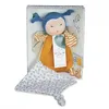 Image de Doudou et Compagnie - Doudou Attache Tétine, Sucette - Abeille Pollen - En Coton Bio - Jaune - Boite Cadeau - 17 Cm - Idée Cadeau de Naissance Fille et Garçon - Garantie Doudou Perdu - DC3847