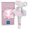Image de DOUDOU ET COMPAGNIE - Mon Doudou Ballerine - Peluche Souris Danseuse - Doudou Souris Tutu - 30 cm - Grise - Pour Enfants Dès La Naissance - Idée Cadeau Naissance/Baptême/Anniversaire - DC3975