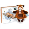 Image de Doudou et Compagnie - Marionnette 2 en 1-25 cm - Collection Panda Roux UNICEF - Peluche Panda Bébé et Moi - Idée Cadeau Naissance Filles Garçons - Doudou pour l'Éveil et Stimulation Enfant - DC3988