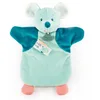 Image de Doudou et Compagnie - Doudou marionnette - Souris - Verte- DC4005