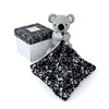 Image de Doudou et Compagnie - Pantin Koala Gris avec Doudou Vice Versa - 12 cm - Collection Boh’Aime - Dès la Naissance - Jolie Boîte Cadeau Fleur Incluse - Garantie Doudou Perdu - Idée Cadeau Bébé - DC4015