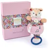 Image de Doudou et Compagnie - Boîte à Musique Faon Rose - Boh'aime - 20 cm - DC4022