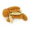 Image de DOUDOU ET COMPAGNIE - Lapin Doudou Ocre 29 cm en Peluche Ultra Douce avec Foulard à Motif Lin   Doudou Bébé Mixte Dès la Naissance   Boîte Cadeau pour Offrir   Garantie Doudou Perdu   DC4145