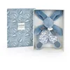 Image de Doudou et Compagnie - LAPIN DOUDOU - Peluche Doudou Lapin - Bleu - 18 cm - Pour Enfants Filles et Garçons dès la Naissance - Boîte Cadeau Incluse pour Offrir - Garantie Doudou Perdu - DC4154