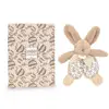 Image de Doudou plat Lapin DOUDOU® Beige Sable