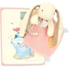 Image de Doudou et Compagnie - LAPIN CIBOULETTE - Doudou Lapin Hochet Rose - Pour Enfants dès la Naissance - 21 cm - Avec Boîte Cadeau pour Offrir - Idée Cadeau Pour Filles et Garçons - DC4206