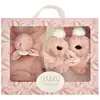 Image de Lapin Doudou - Coffret cadeau Chaussons et Doudou Rose