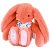 Image de Doudou et Compagnie - Lapin Fleurette Terracotta 25 cm   Peluche Bébé Mixte Ultra Douce avec Foulard Fleuri   Doudou Naissance Coloris Terracotta   Idée Cadeau avec Boîte Cadeau - DC4298