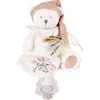 Image de Ours en peluche avec attache-sucette Rose