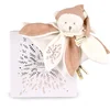 Image de Doudou plat pétales ours Rose