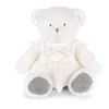 Image de Doudou mouchoir ours Argent