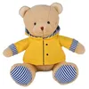 Image de Doudou et Compagnie - Peluche Marin Ours avec Ciré Jaune - 28 cm - Doudou Peluche pour Enfants Ours Câlin - Souvenir France Marin Ciré Jaune - Idée Cadeau Naissance pour Filles et Garçons - SP4515