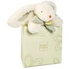 Image de Doudou et Compagnie - Lapin Bonbon Pantin - 30 cm - Vert Sauge - Peluche Bébé Ultra Moelleuse - Idée Cadeau Naissance Mixte - Lavable en Machine 30° - Doudou de Collection avec Boîte - DC4663