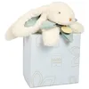 Image de Doudou et Compagnie Lapin Bonbon - Pantin Bleu Gris