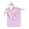 Image de Les Chouchoux - Doudou Licorne Rose