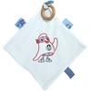 Image de Mascotte Officielle JO 2024 Doudou plat avec anneau en bois Blanc
