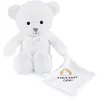 Image de Doudou et Compagnie - Ours Equipe De France - Licence Officielle des Jeux Olympiques De Paris 2024 - Peluche Avec Doudou - Dès la naissance - Pour Bébé - 25 cm - Blanc - JO2448