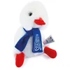 Image de Doudou et Compagnie Jeux Olympiques et Paralympiques de Paris 2024, Cocorico Blanc avec écharpe Bleue, Allez Les Bleus, 20 cm, JO2455