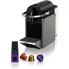 Image de Nespresso Krups Machine à Café Pixie Titane, 19 Bars + Kit de Bienvenue, Design Compact, Expresso et Lungo, Arrêt Automatique, YY5290FD