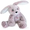 Image de HISTOIRE D'OURS - Sweety Mousse - Peluche Lapin 25 Cm - Doudou Bébé Dès la Naissance - Cadeau Naissance pour Filles et Garçons - Peluche Douce Lavable - Boîte Cadeau pour Offrir - HO3065