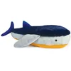 Image de Histoire d'Ours - Peluche Requin XXL - Requin Peluche Géante - 80 cm - Bleu/Jaune - Idée Cadeau - Trésors Marins - HO3074