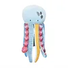 Image de Histoire d'Ours - Peluche Méduse XXl - Peluche Géante - 130 x 80 cm - Bleu - Cadeau - Décoration Chambre - Trésors Marins - HO3075