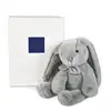 Image de Peluche lapin Preppy Chic Gris