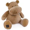 Image de Histoire D'Ours - Peluche Hippopotame - HIPPO - Chocolat Chaud - 85 - HO3205