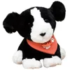 Image de HISTOIRE D'OURS - Petite Peluche Chien Noir&Blanc SPA - 16 cm - Peluche Très Douce à Adopter avec Boîte Forme Niche - Partenariat SPA - Idée Cadeau Solidaire pour Enfants et Adultes - SPA-CHIENNBMM