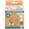 Image de Feel Natural - Lot de 4 carrés démaquillants lavables Démaquillant yeux 1 pieces female