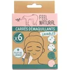 Image de Feel Natural - Lot de 6 carrés démaquillants lavables + filet de lavage Démaquillant yeux 1 pieces female