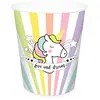 Image de SCRAP COOKING - 8 Gobelets Licorne en Carton 25 cl - Pour Anniversaire ou Fête - Multicolore - 0229, Clair