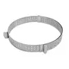 Image de Cercle à tarte extensible perforé en inox Scrapcooking