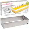 Image de ScrapCooking 1916 Cadre Pâtissier Rectangulaire Extensible en Inox   Moule Rectangle Longueur Ajustable Réglable de 25 à 48 cm - Pour Gâteaux, Entremets & Desserts - Accessoire Pâtisserie