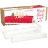 Image de ScrapCooking - Kit Moule Bûche de Noël & Insert - 2 Moules PVC Semi-rigides & Réutilisables - Accessoires Pâtisserie Dessert de Noël - Recette de Bûche Framboise Chocolat Blanc - 1921