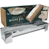 Image de ScrapCooking - Moule Bûche Inox XXL - Taille Ajustable 28 à 45 cm - Dessert de Noël jusqu’à 18 Convives - Avec Feuilles Rhodoïd, Supports & Recette Bûche Praliné Noisettes - Pâtisserie - 1936
