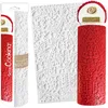 Image de ScrapCooking - Tapis Bûche Silicone « Sweet Xmas » - Moule Bûche de Noël 3D en Relief - 28,3 x 18 cm - Qualité Professionnelle - Pâtisserie, Dessert, Gâteau Original - Avec Recette - Blanc - 1976