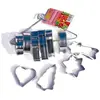 Image de Scrapcooking 2003 Set de 10 Découpoirs Assortis Fer blanc Argent 18 x 6 x 15 cm
