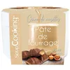 Image de ScrapCooking - Pâte de Fourrage Crème de Noisette Goût « Bueno » 200 g - Pour Tablettes Chocolat Dubai - Pour Fourrer Éclairs, Choux, Gâteaux, Bûches de Noël, Cookies, Crêpes, Pâtisseries - 4632