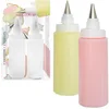 Image de ScrapCooking - 2 Flacons Squeezers + Douilles 185 ml - Bouteille Pâtisserie - Pour Glaçages, Gâteaux, Biscuits, Sablés, Desserts - Sauce Chocolat - Plastique Alimentaire Flexible Cuisine - 5165