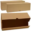 Image de SCRAP COOKING - Lot de 2 Boîtes à Buches et Cakes - Carton Kraft Alimentaire Recyclable - 35 x 11 x 11 cm & Kit de 5 Supports à Bûches de Noël & Cakes - Carton Réversible Doré & Noir - 30 x 10 cm