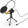 Image de Mobility Lab - ML307176 - Kit Vlogging   Microphone RGB   Filtre Anti-bruits avec Bras Flexible   Trépied de Bureau Anti Chocs, Support Rotatif 180° - pour vidéos tiktok/Steam