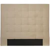 Image de LOUNGITUDE - MEGAN - Tête de lit - Capitonné - En tissu - Beige - 140cm