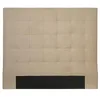 Image de LOUNGITUDE - MEGAN - Tête de lit - Capitonné - En tissu - Beige - 160cm