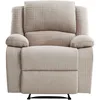 Image de LOUNGITUDE - Fauteuil de Relaxation en Tissu Beige